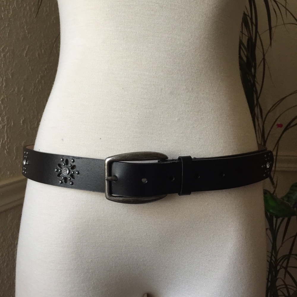 Black Studded Belt